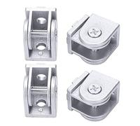 Niniang 4 unids/lote conector de junta flexible de pivote de aleación para perfil de aluminio estándar 2020 de extrusión de Eu