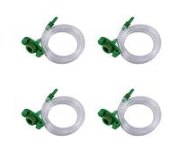 Niniang 4X 30CC-50CC Plástico Transparente Aire Tubage Pegamento Dispensador Jeringa Adaptador