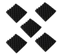 Niniang 5 piezas 25 x 25 x 5 cm espuma de aislamiento acústico caja de huevos espuma acústica estudio tratamiento de aislamiento