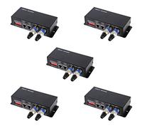Niniang 5X 3CH DC12-24V RGBW 512 decodificador LED controlador RGB LED DMX512 decodificador, DMX512-3CH