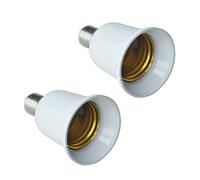 Niniang - Adaptador de bombilla LED CFL/convertidor de casquillo E14 a E27