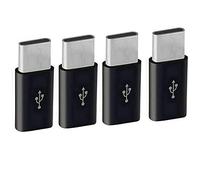 Niniang Adaptador Micro USB a USB C, Adaptador de Carga Mini a Typec, Conector de Conversión Adaptador USB Tipo C con Resistencia