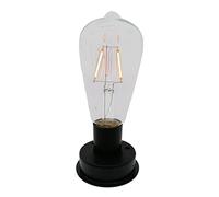 Niniang - Bombilla LED solar con de tungsteno (2800 K, sensores de luz, automáticos, vallas de luz para lámpara de jardín (7 cm)