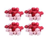 Niniang de 96 piezas - Caja de anillo cuadrado para cumpleaños, bodas, aniversarios, colores surtidos