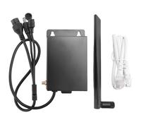 Niniang - Enrutador WiFi 4G LTE exterior con ranura para tarjeta SIM (fuente de alimentación inalámbrica a prueba de agua del puerto CPE RJ45 para cámara IP