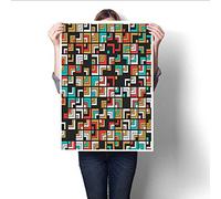 Niniang - Juego de 50 púas acústicas y eléctricas, 0,46 mm, colores surtidos