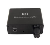 Niniang ME1 - Amplificador de micrófono de condensador (3,5 mm, amplificador de auriculares, micrófono de condensador