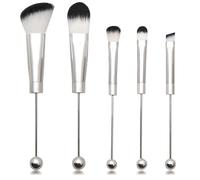 Niniang - Pinceles de maquillaje con perlas de silicona para hacer manualidades y pinceles de perlas