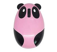 Niniang ratón óptico silenciado 2.4Ghz ratón de carga inalámbrica, Panda ratón escritorio hogar ordenador accesorios rosa