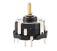 Niniang RKJXT1F42001 - Interruptor de palanca con llave y codificador de navegación de coche de 4 vías con codificador de interruptor pulsador
