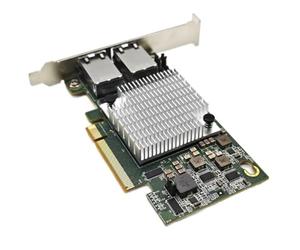 Niniang Tarjeta Ethernet Dual Port 10G 10G X540-T2 PCIE-X8 adaptador de expansión de red Accesorios de repuesto