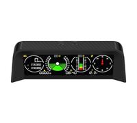 Niniang X90 coche electrónico digital GPS velocímetro pantalla cabeza alta inclinación metro altímetro brújula coche inclinación equilibrador