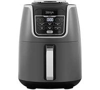 Ninja Air Fryer MAX, Freidora sin Aceite [AF160EU] 6 funciones de cocción, Max Crisp, Asar, Hornear, Recalentar, Deshidratar y Freidora de aire, 5.2 litros, 1750W, Gris/ Negro