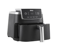 Ninja Air Freyer PRO 4.7L, un solo cajón, 4 en 1, freír al aire, asar, recalentar, deshidratar, cocinar 1-2 porciones, digital, cocinar de congelado, cajón antiadherente y cesta crujiente, 2000 W,