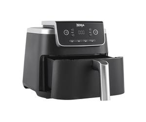 Ninja Air Freyer PRO 4.7L, un solo cajón, 4 en 1, freír al aire, asar, recalentar, deshidratar, cocinar 1-2 porciones, digital, cocinar de congelado, cajón antiadherente y cesta crujiente, 2000 W,