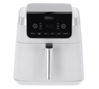 Ninja Air Fryer MAX PRO, 6.2L, sin aceite, cajón grande, asado, cocinar, freír, familiar, digital, cesta y placa de cocción compatibles con lavavajillas, blanco AF180EUWH