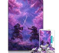 Ninja al pie del Monte Fuji: Rompecabezas de 1000 Piezas para Adolescentes, Juego Familiar para aliviar el estrés, desafío difícil, Gran Regalo y Juguete (38x26cm)