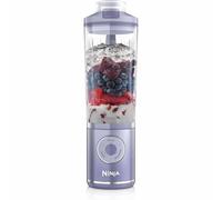 Ninja Blast Max Batidora portátil de 570 ml con batería recargable, vaso para mezclas y tapa antigoteo para hacer smoothies, batidos de proteínas, picar hielo y fruta congelada, lavanda, BC251EULD