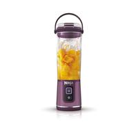 Ninja Blast Batidora portátil, Vaso de 530 ml con tapa antigoteo y boquilla para sorber, Minibatidora sin cable, recargable, smoothies, batidos de proteínas, pica hielo y frutas congeladas, BC151EUPR