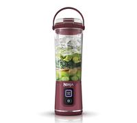 Ninja Blast Batidora portátil, Vaso de 530 ml con tapa antigoteo y boquilla para sorber, Minibatidora sin cable, recargable, smoothies, batidos de proteínas, pica hielo y frutas congeladas, BC151EUCR