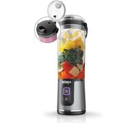 Ninja Blast BC151UKBK - Batidora portátil de 530 ml, tapa a prueba de fugas y boquilla para sorber, potente licuadora inalámbrica, recargable, batidos portátiles, batidos de proteínas, mezclas de