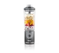 Ninja Blast Max Batidora portátil de 570 ml con batería recargable, vaso para mezclas y tapa antigoteo para hacer smoothies, batidos de proteínas, picar hielo y fruta congelada, gris frío, BC251EUGY