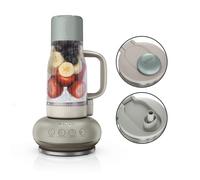 Ninja BlendBoss Batidora con vaso portátil, batidora individual con vaso extraíble, 3 preajustes automáticos, color piedra DB351EUST
