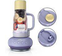 Ninja BlendBoss DB351UKPR - Licuadora personal con vaso de viaje extraíble, 3 modos preestablecidos automáticamente, limonada de lavanda