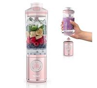 Ninja Blender, Blast Max, mezclador personal inalámbrico para batidos, bebidas congeladas, Ice Crush, 22 oz. Bandeja extraíble, tapa impermeable, sin BPA, apta para lavavajillas, tecnología Auto-iQ,