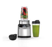 Ninja (BN401) Nutri Pro with Auto-iQ, 1100-Peak-Watt, Personal Blender, Cloud Silver