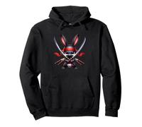 Ninja Bunny Samurai Guerrero Cutie Sudadera con Capucha