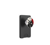 Ninja Cat Reading Book Lover Japanese Sumi-e Art PopSockets PopWallet para MagSafe