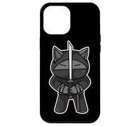 Ninja Cat Swordfighter Kawaii Artes Marciales Karate Ninjutsu Carcasa para iPhone 12 Pro MAX