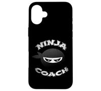 Ninja Coach Entrenador de Equipo multitarea Altavoz Gimnasio Motivador Carcasa para iPhone 16 Plus
