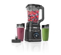 Ninja Detect Power Pro Batidora 2 en 1 (1200W), con jarra de 2 L (capacidad máx. 1900 ml) y 2 vasos, para smoothies, picar verduras y mezclar bebidas congeladas, negro, TB301EU