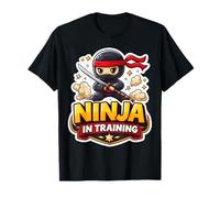Ninja En Entrenamiento Artes Marciales Karate Taekwondo Estudiante Niños Camiseta