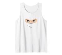 Ninja Eyes & Face in The Light Disfraz de Fiesta de Halloween Camiseta sin Mangas