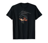 Ninja Eyes & Face in The Shadows Disfraz de Fiesta de Halloween Camiseta gráfica económica