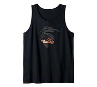 Ninja Eyes & Face in The Shadows Disfraz de Fiesta de Halloween Camiseta sin Mangas
