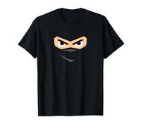 Ninja Eyes & Face in The Shadows Halloween Party Costume Camiseta