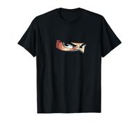 Ninja Eyes & Face in The Shadows Halloween Party Costume Camiseta gráfica económica