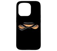 Ninja Eyes & Face in The Shadows Halloween Party Costume Carcasa para iPhone 15 Pro
