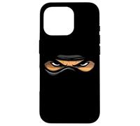 Ninja Eyes & Face in The Shadows Halloween Party Costume Carcasa para iPhone 16 Pro