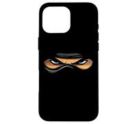 Ninja Eyes & Face in The Shadows Halloween Party Costume Carcasa para iPhone 16 Pro MAX