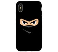 Ninja Eyes & Face in The Shadows Halloween Party Costume Carcasa para iPhone X/XS