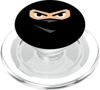 Ninja Eyes & Face in The Shadows Halloween Party Costume PopSockets PopGrip para MagSafe