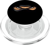 Ninja Eyes & Face in The Shadows Halloween Party Costume PopSockets PopGrip para MagSafe