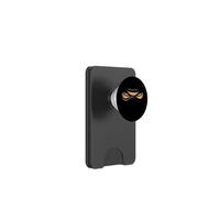 Ninja Eyes & Face in The Shadows Halloween Party Costume PopSockets PopWallet para MagSafe