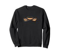 Ninja Eyes & Face in The Shadows Halloween Party Costume Sudadera