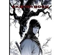 Ninja Face Sketchbook: Ninja Face Drawing Art Sketchbook Cover, 122 Pages, 8.5 x 11 Page Size, 120 Blank Pages